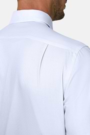 Shirt Checked Cotton Twill Regular Fit, Light Blue, thumb, 4