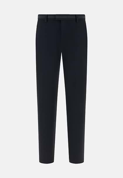 Hose Aus Elastischem Nylon B Tech, Navy blau, hi-res