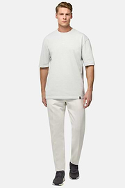 T-Shirt In Jersey Di Cotone, Ghiaccio, hi-res