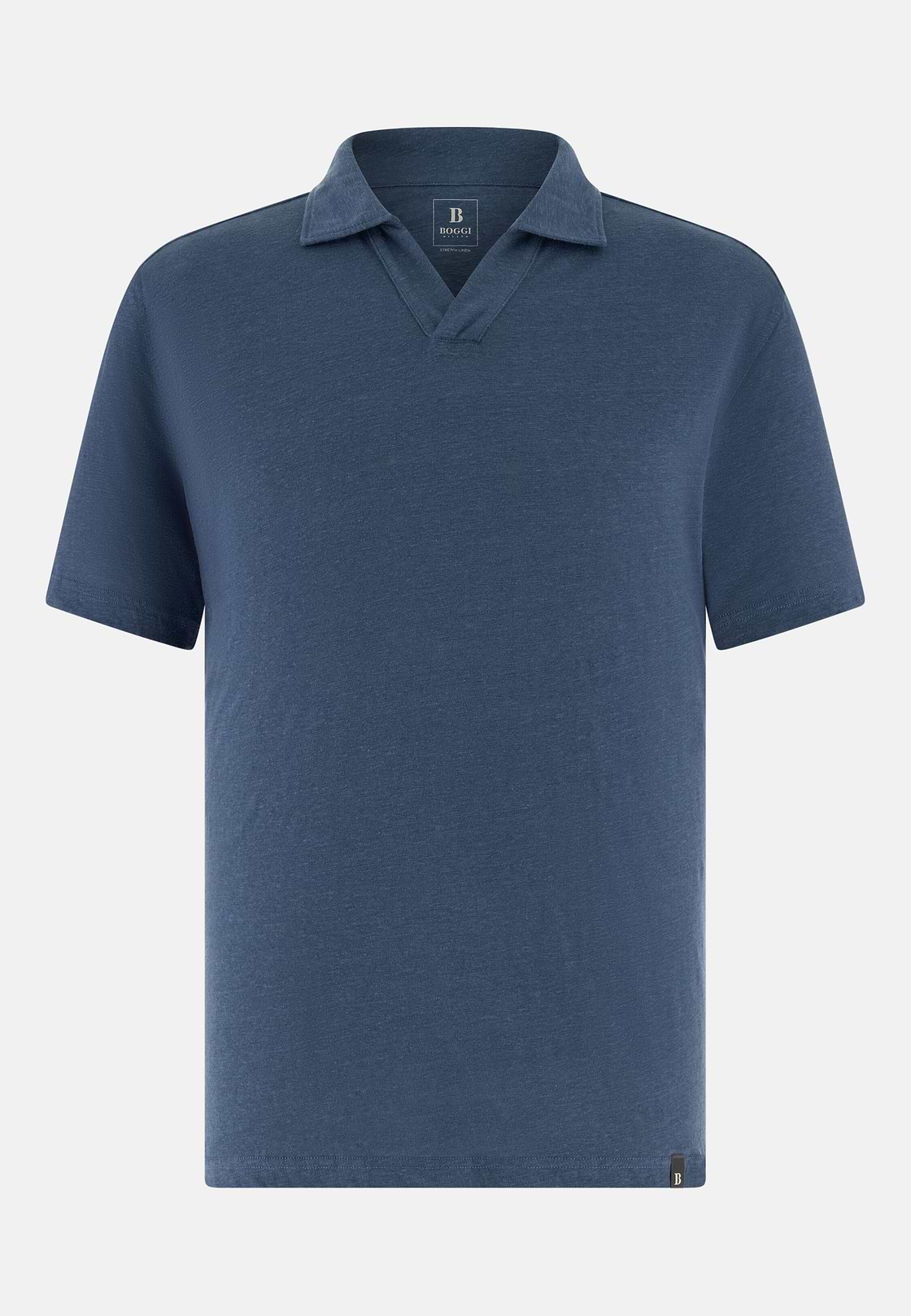 Polo En Jersey De Lin Extensible, Air-bleu, hi-res, 5