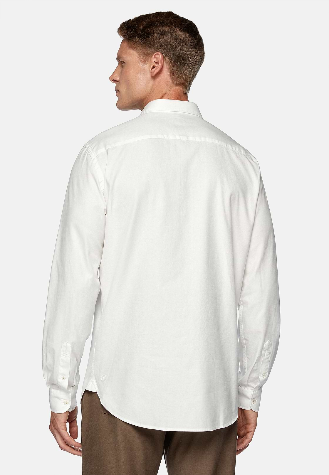 Regular Fit Cotton Shirt, White, hi-res