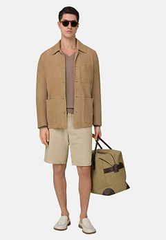 Hemdjacke Work aus Leder