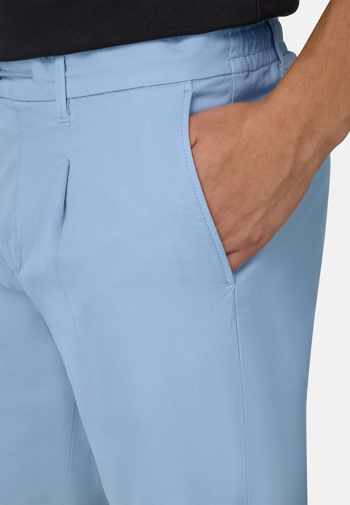 Bermuda Summer En Coton Extensible, Bleu clair, hi-res, 4