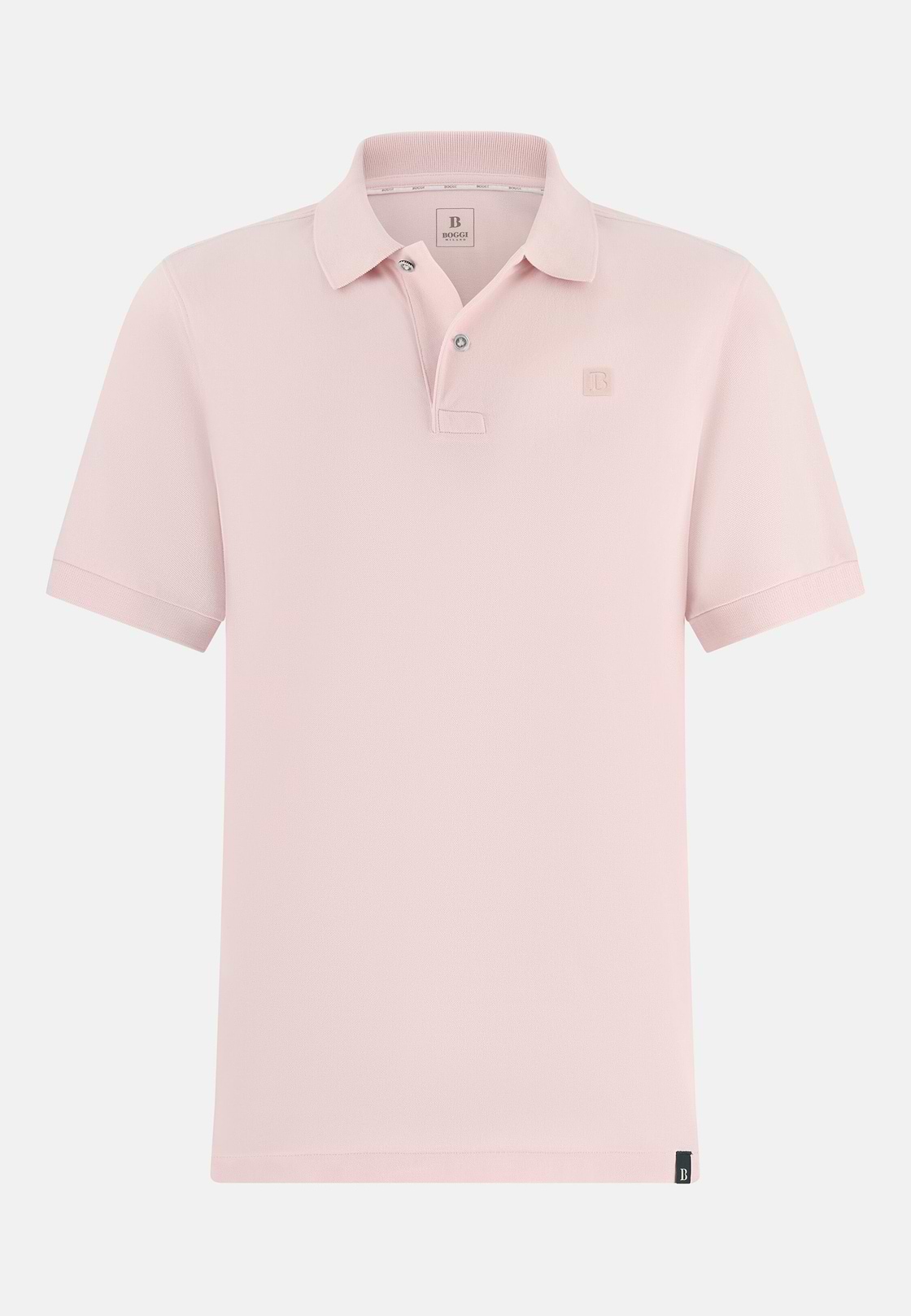 Polo In Pique Di Cotone Regular Fit, Rosa, hi-res, 5