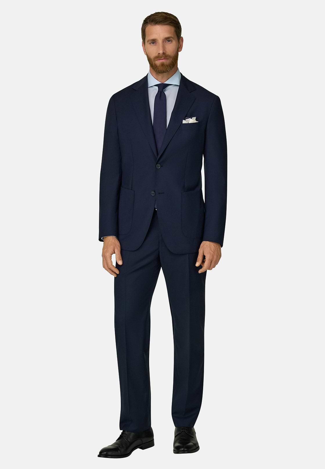 Blue Suit in B Aria Wool, , hi-res, 1