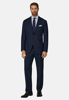 Blue Suit in B Aria Wool
