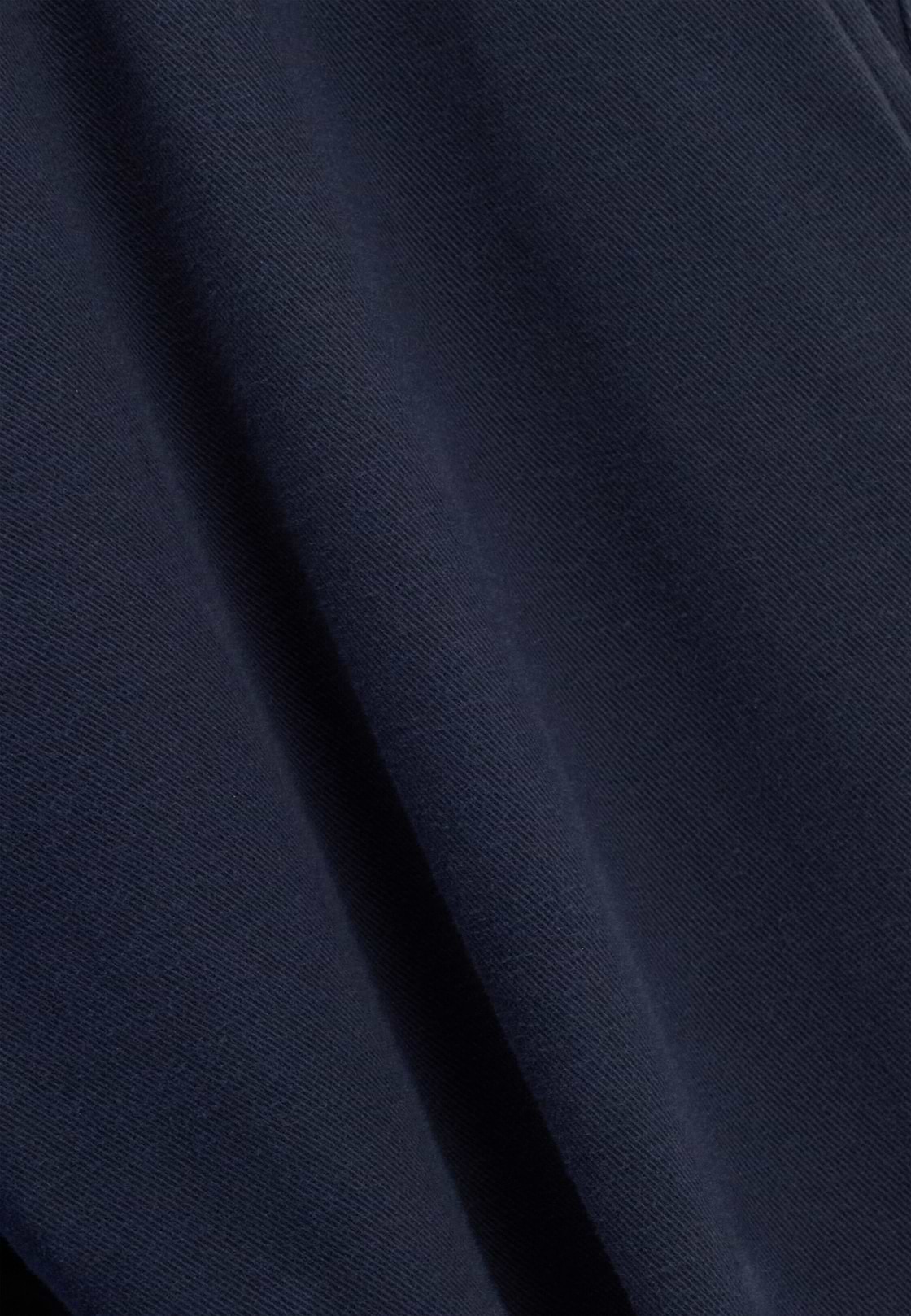 Trousers in Stretch Cotton, Navy blue, hi-res, 4