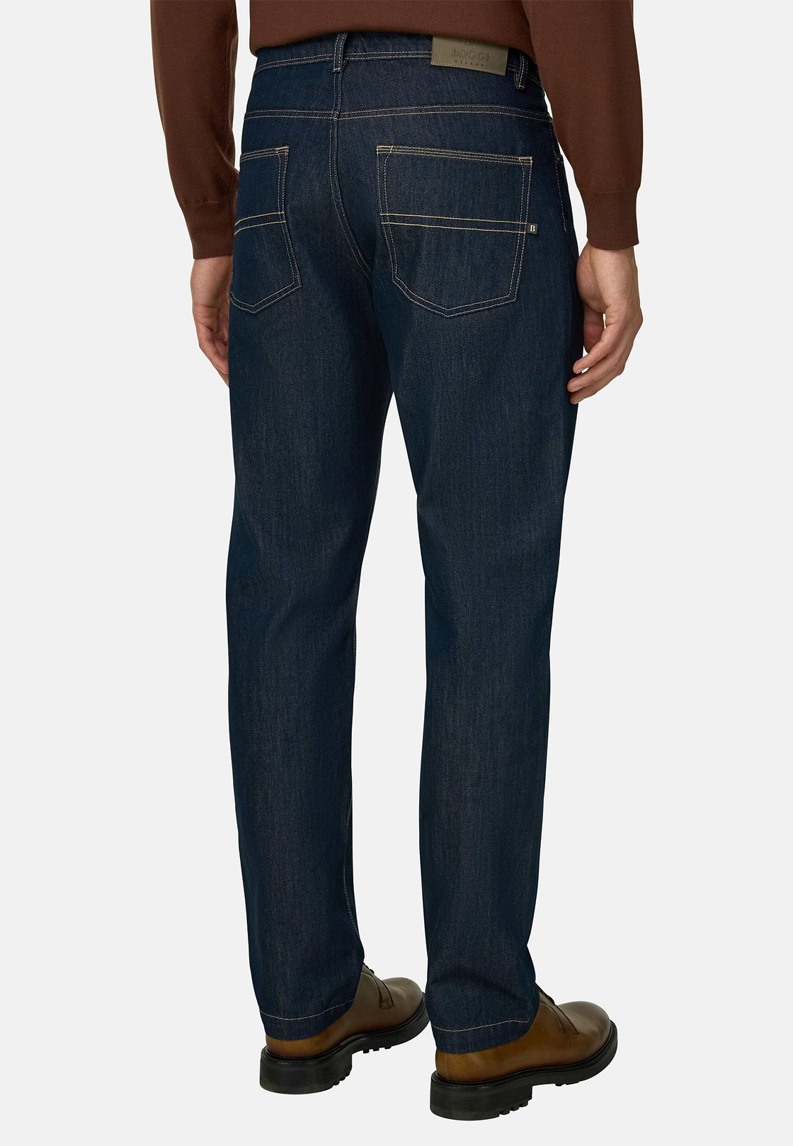 Jeans in Dark Blue Denim, Dark Blue, hi-res, 5