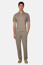 Hose Aus Baumwoll-Stretch, Taupe, thumb, 2