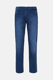 Niebieskie jeansy ze stretchem, Medium Blue, hi-res