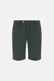 Bermudas in Stretch Cotton, Green, thumb, 5