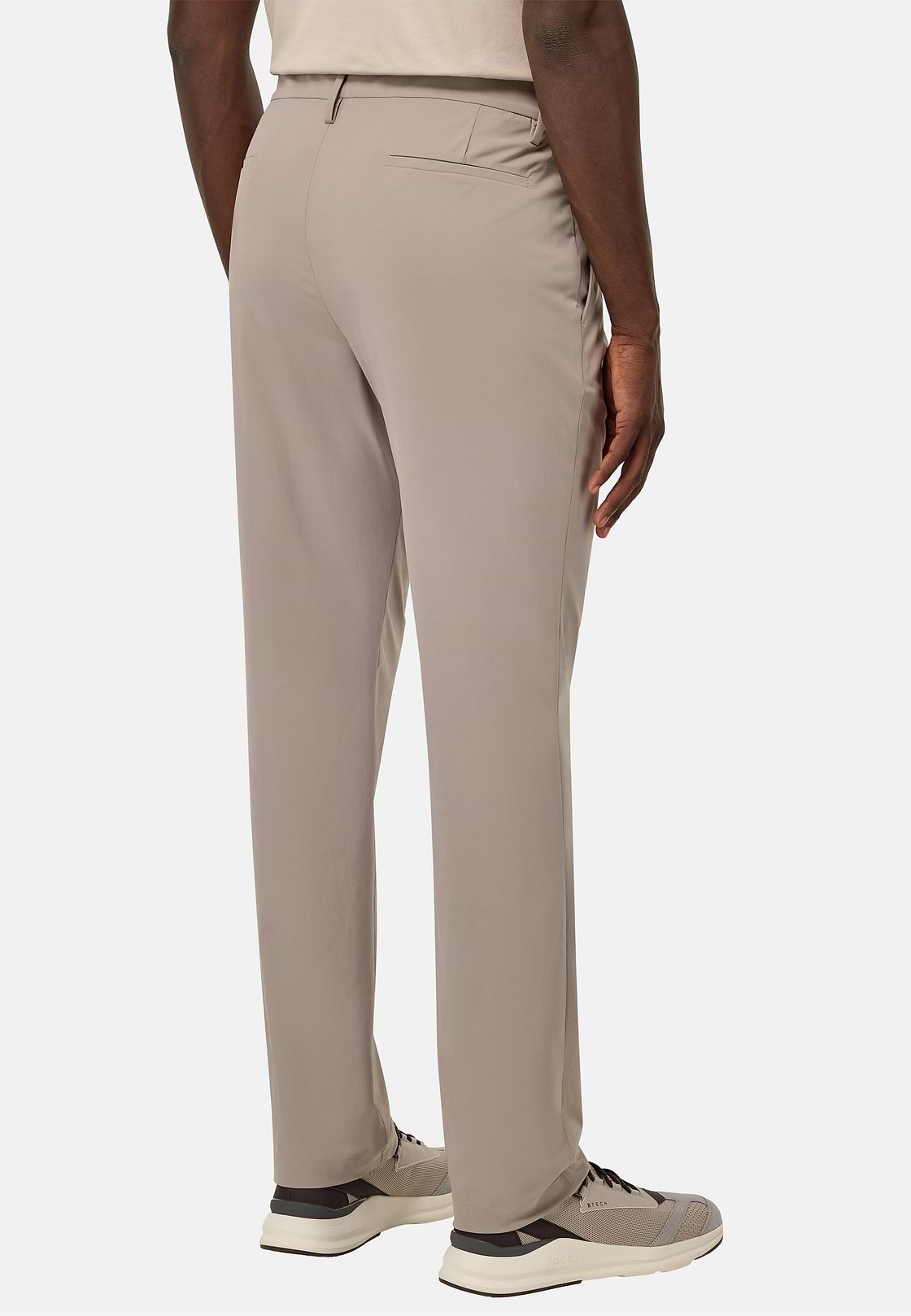 Pantalón De Nailon Elástico B Tech, Barro, hi-res