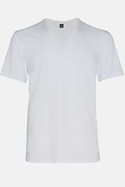 Stretch Cotton Jersey T-shirt, White, hi-res