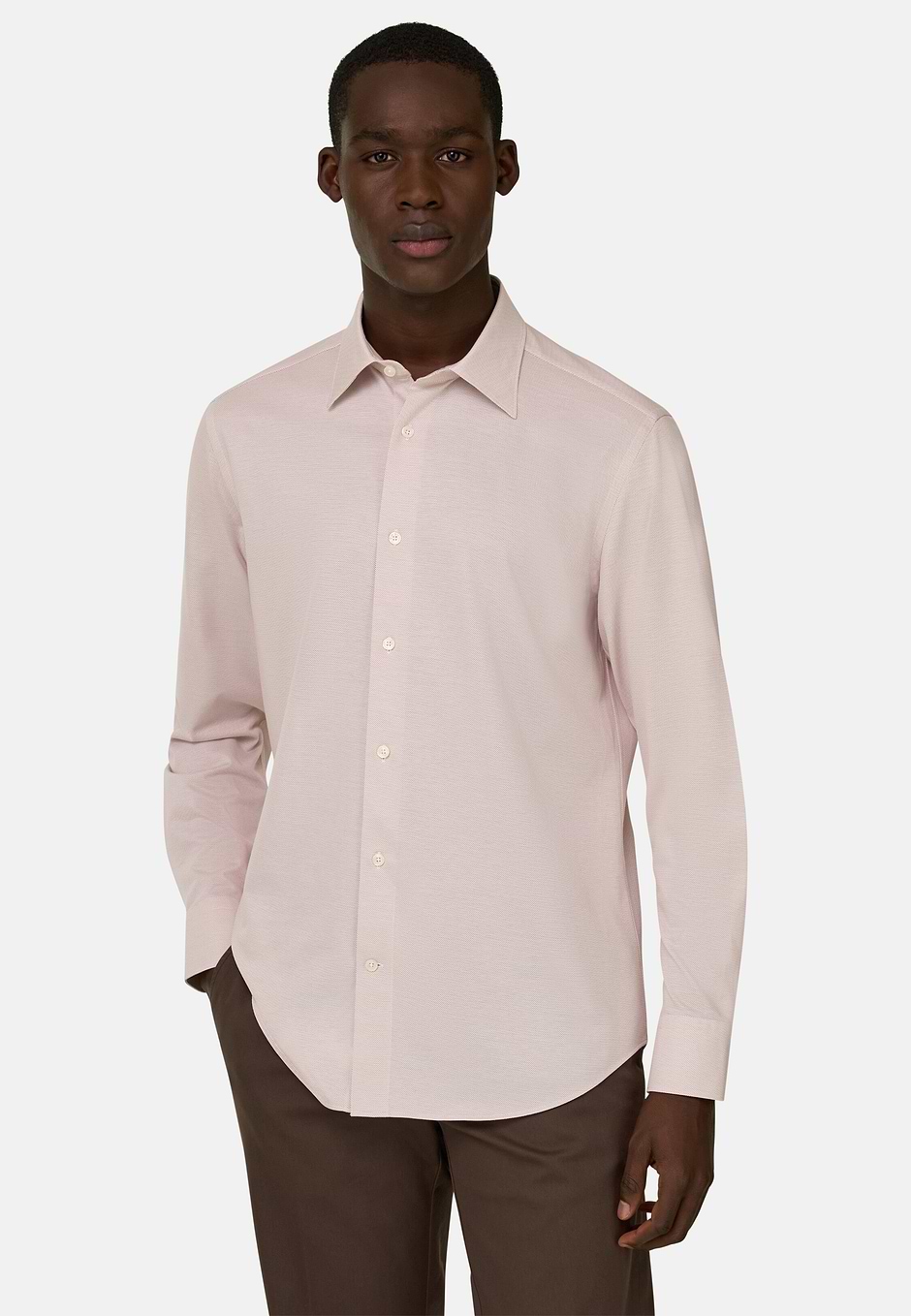 Regular Fit Japanese Jersey Polo Shirt, Rot, hi-res