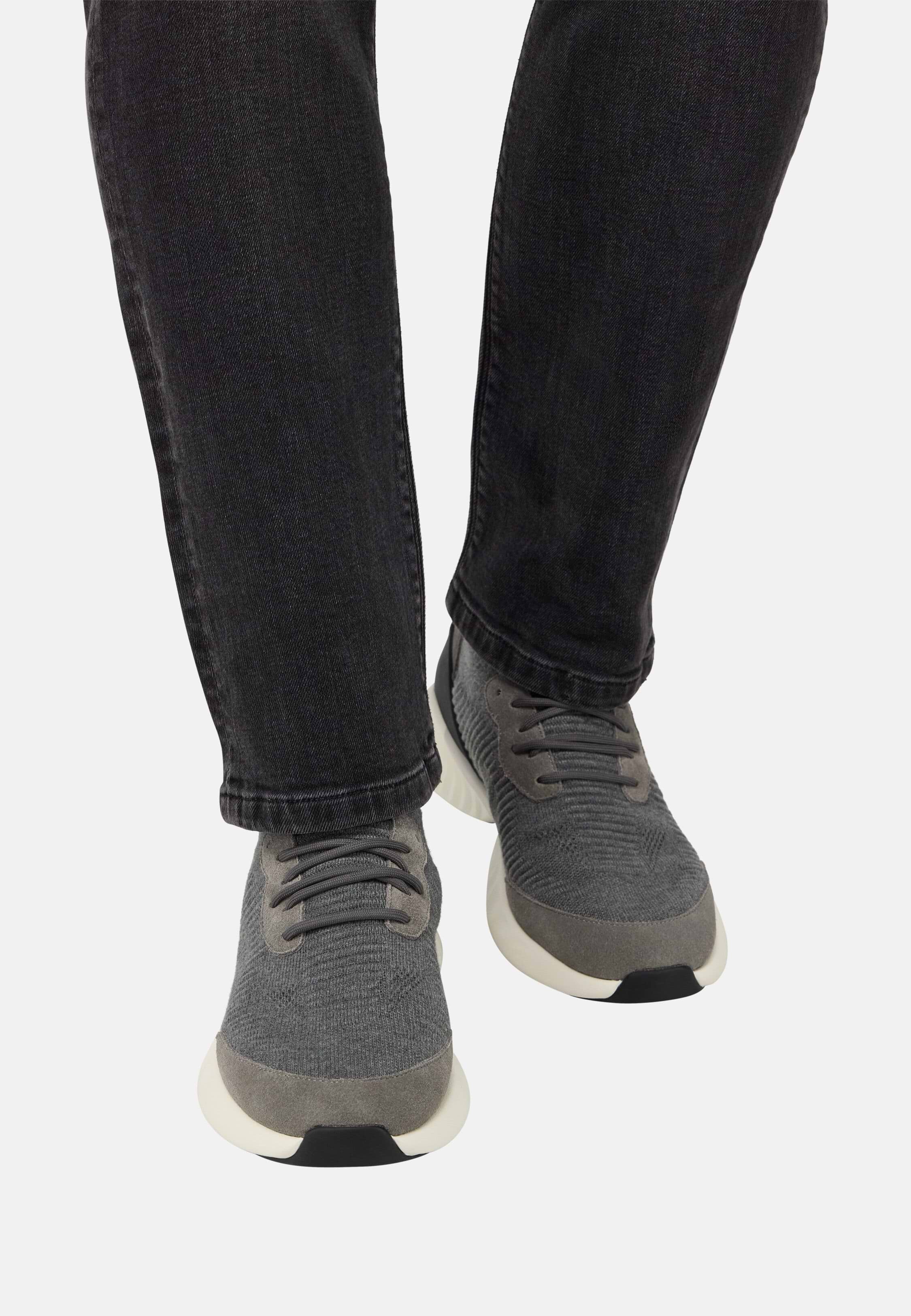 Boggi Milano Recycled Yarn Willow Trainers Grey men’s size 11 Boggi Milano Recycled Yarn Willow Trainers Grey Shoes main image 2