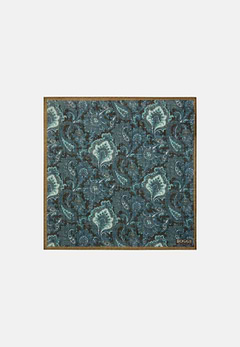 Paisley Design Wool Pocket Square