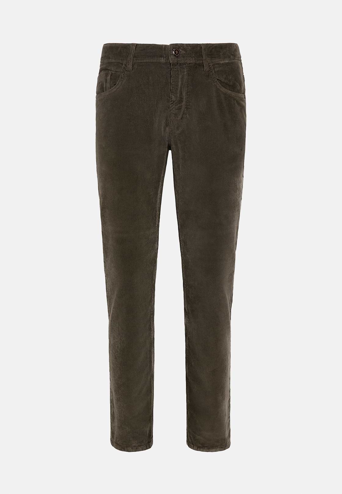 Jeans in Stretch Velvet, Charcoal, hi-res