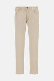 Stretch Cotton/Tencel Jeans, Sand, hi-res