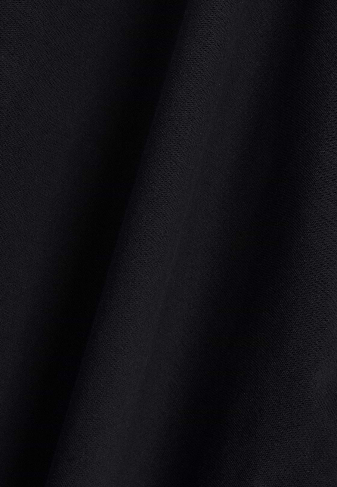 Polo Shirt in Cotton and Silk Regular Fit, Black, hi-res, 5