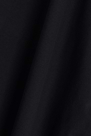 Polo Shirt in Cotton and Silk Regular Fit, Black, thumb, 5