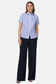 Pantaloni In Cotone, Navy, thumb, 3