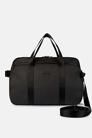 Travel Bag in Recycled Technical Fabric, Black, hi-res