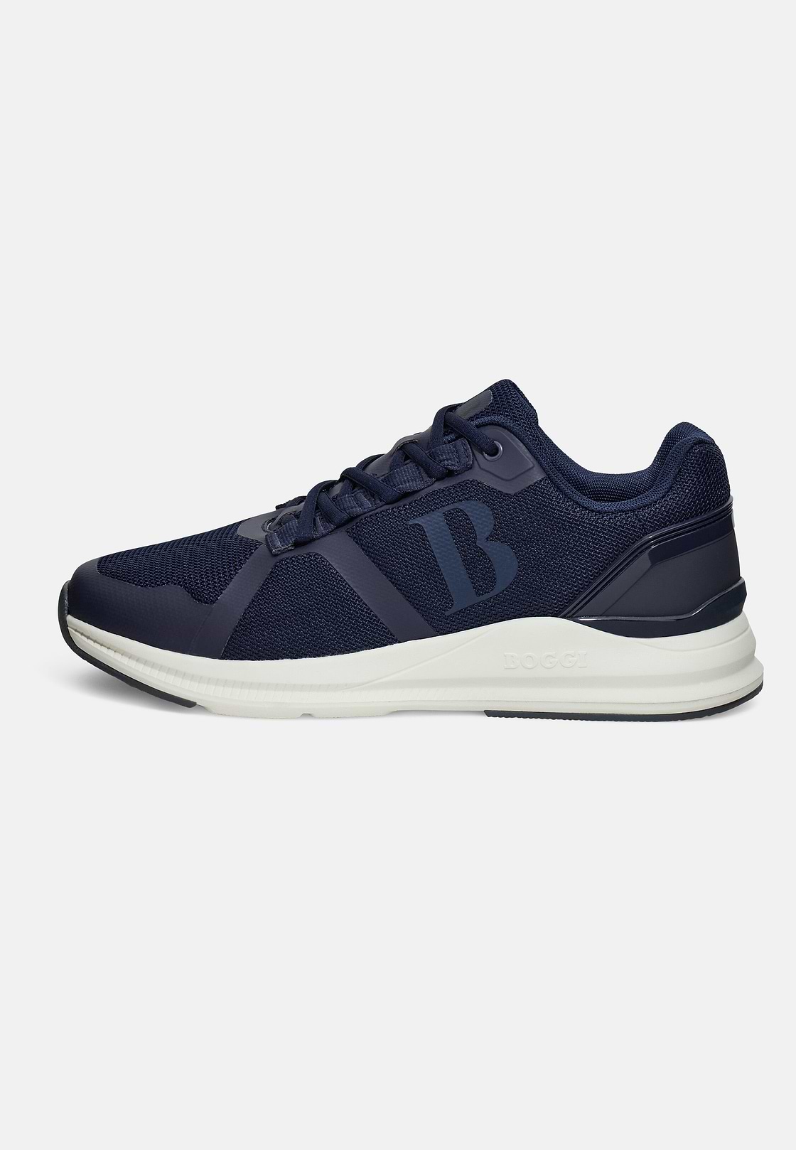 Technical Fabric Trainers, Navy blue, hi-res