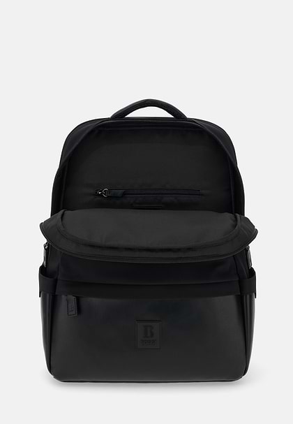 Technical Fabric Rucksack, Black, hi-res