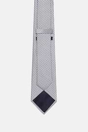 Silk Ceremonial Tie, Silver, hi-res