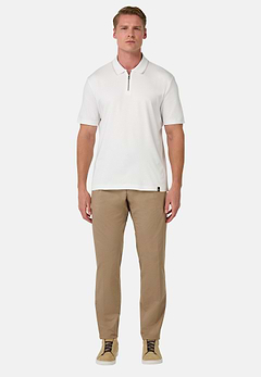 Half-Zip Jersey Polo Shirt