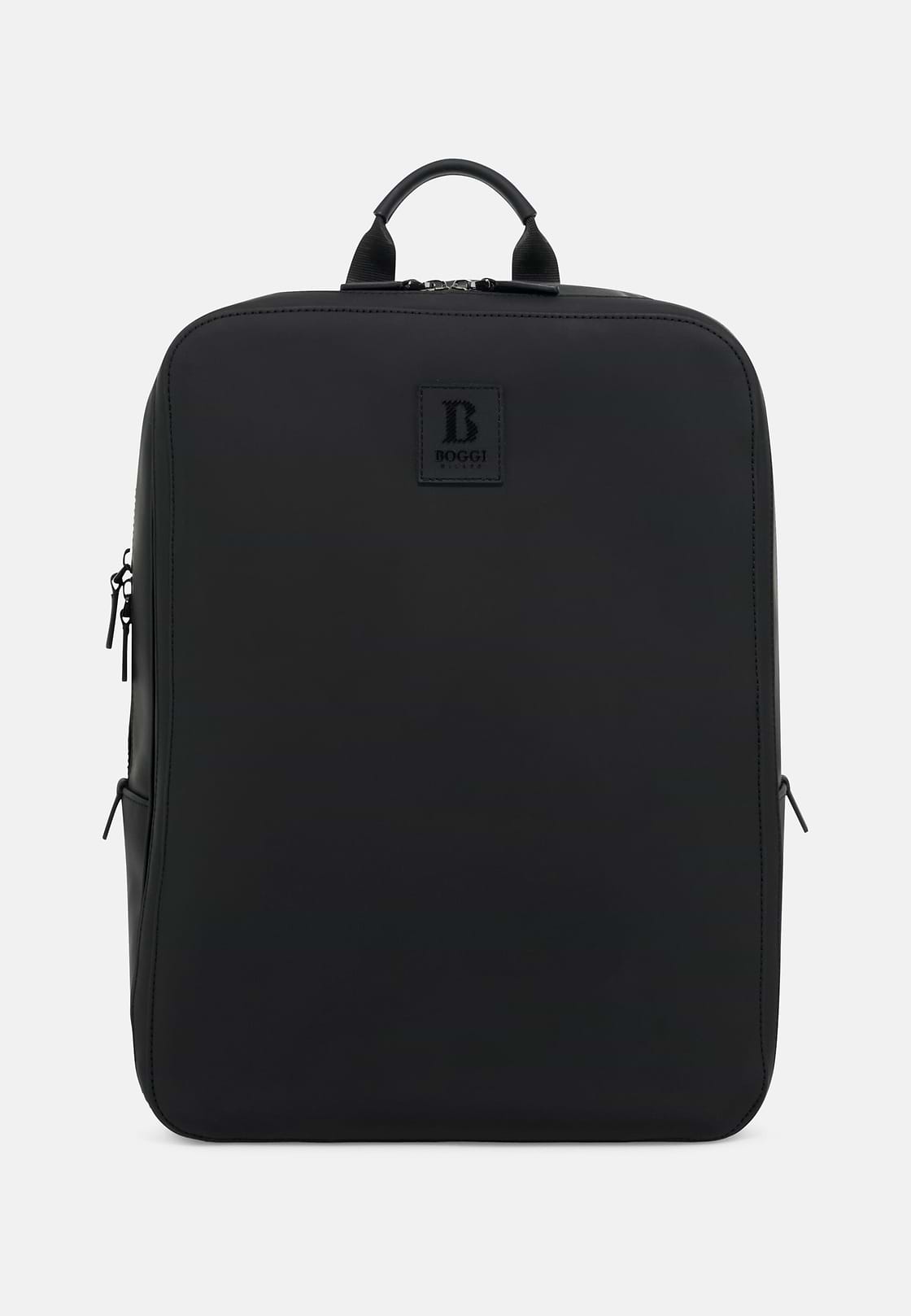 Rucksack aus gummiertem technischem Gewebe, Schwarz, hi-res, 1