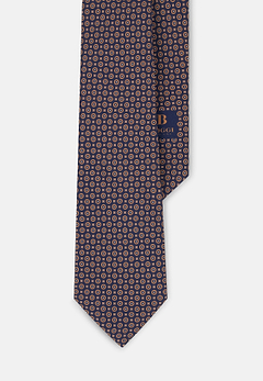 Tie Medallion Pattern Silk