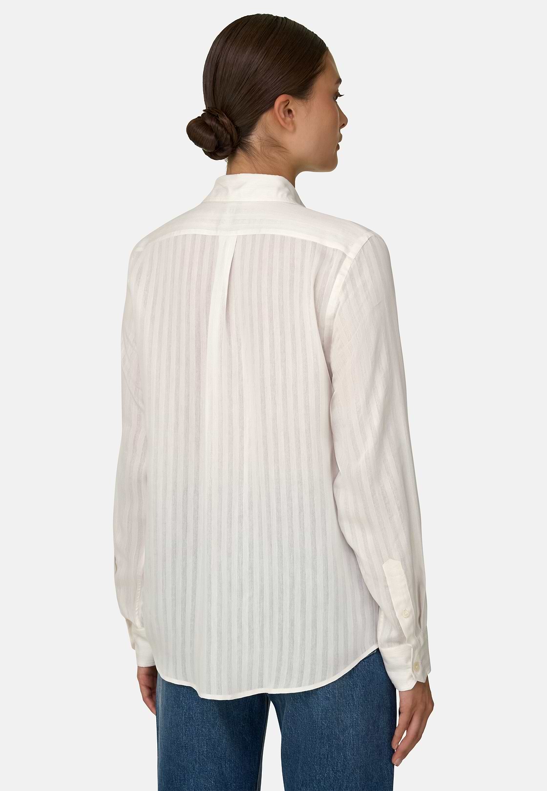 Striped Shirt Open Collar, Sand, hi-res, 4