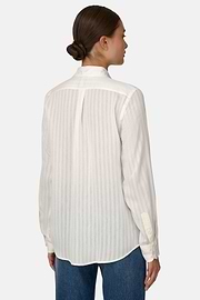 Striped Shirt Open Collar, Sand, thumb, 4