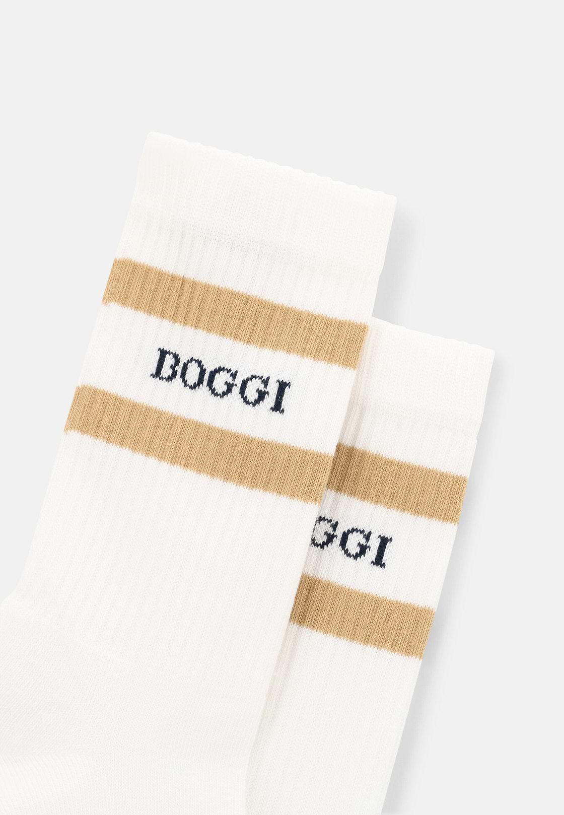 Short Socks Striped Logo Cotton Blend, White, hi-res, 3
