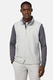 Technical Fabric Gilet, Ice, hi-res