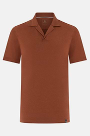 Polo In Misto Lino, Rouge, thumb, 5