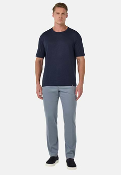 T-Shirt in Stretch Linen Jersey