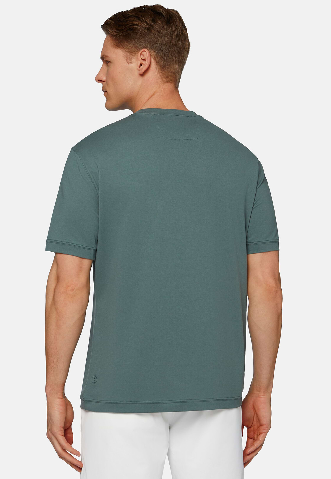 High-Performance Piqué Polo T-Shirt, Green, hi-res