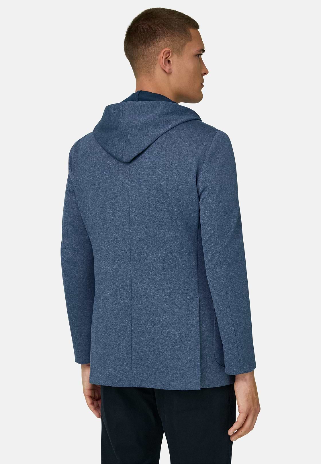 Sweatjacke Madison aus elastischem Baumwollmix, Air-blau, hi-res, 3