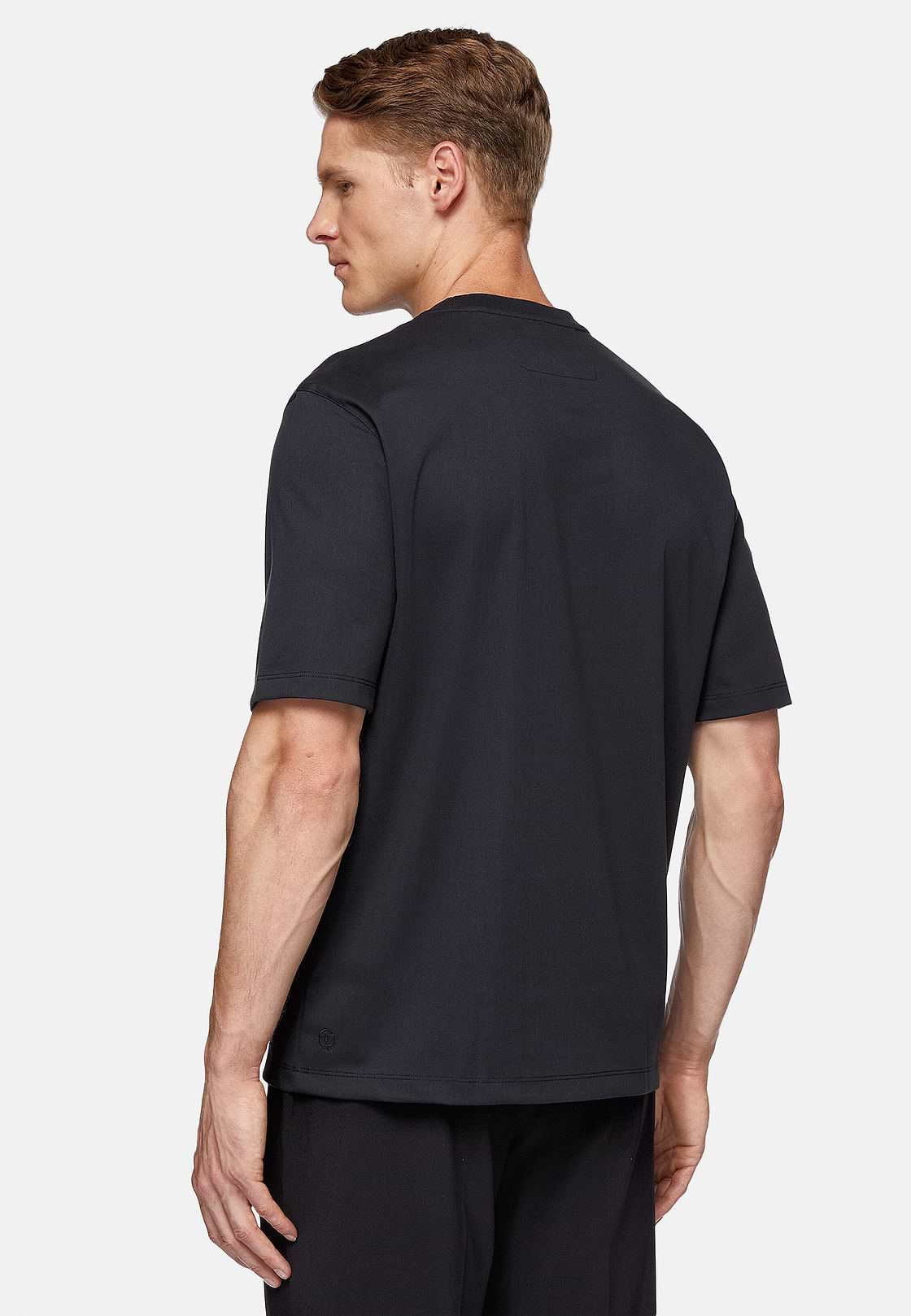 T-shirt van high-performance jersey, Charcoal, hi-res