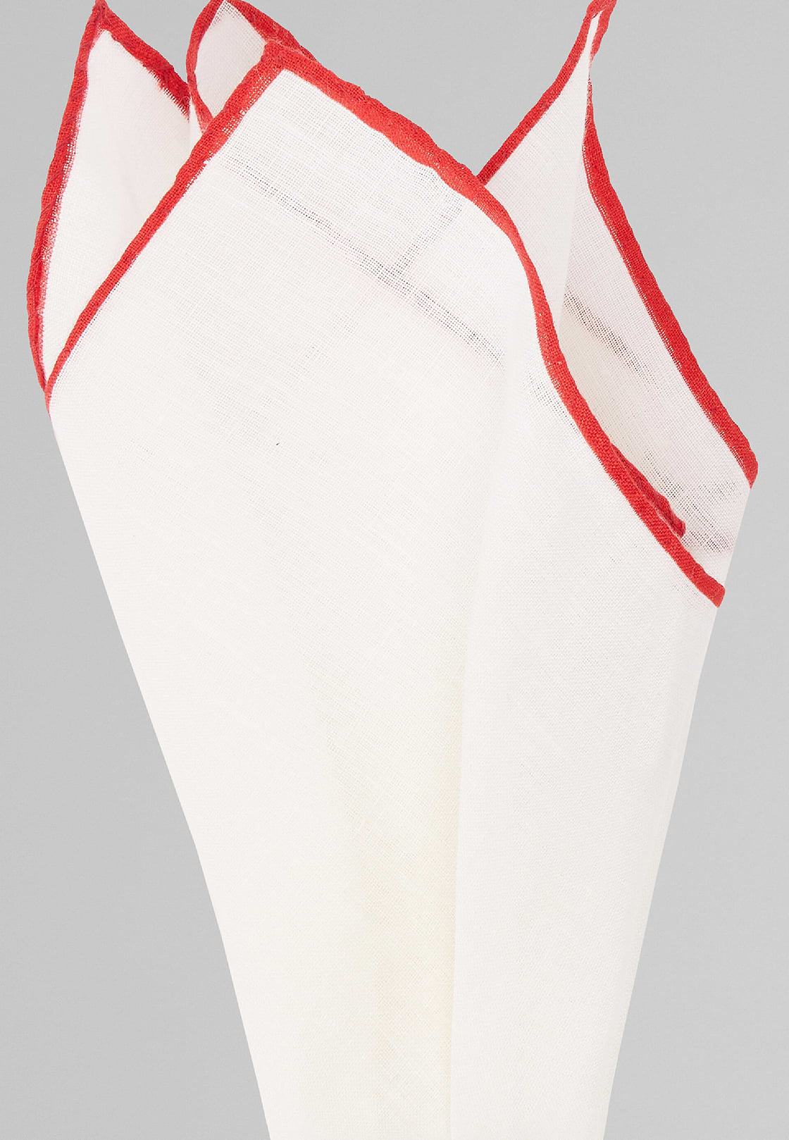 Pochette In Lino Con Piping In Contrasto, , hi-res, 2