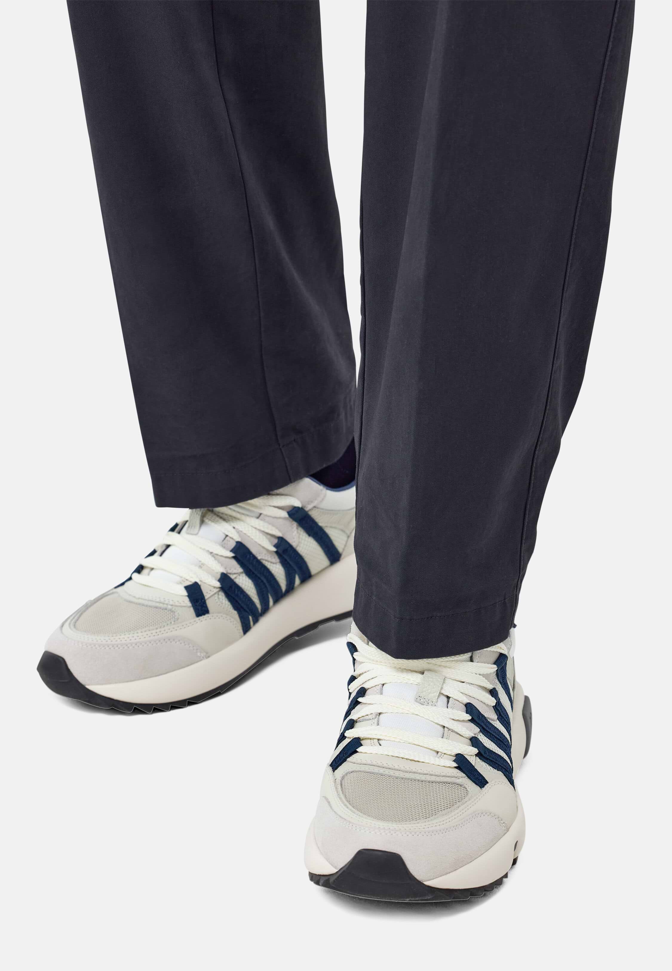 TechnicalFabricandLeatherTrainers shoes - Image 3