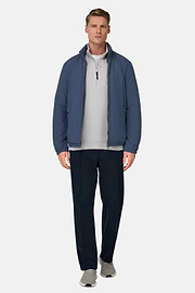 Technical Fabric Bomber Jacket, Light Blue, thumb, 1