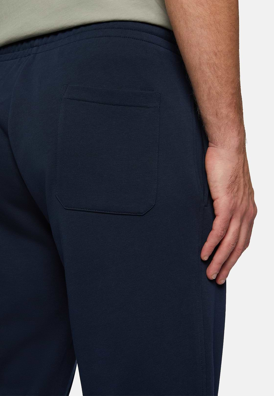 Pantalon en Molleton, bleu marine, hi-res