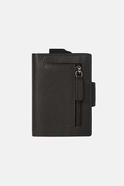 Leather Credit Card Holder, Brown, hi-res