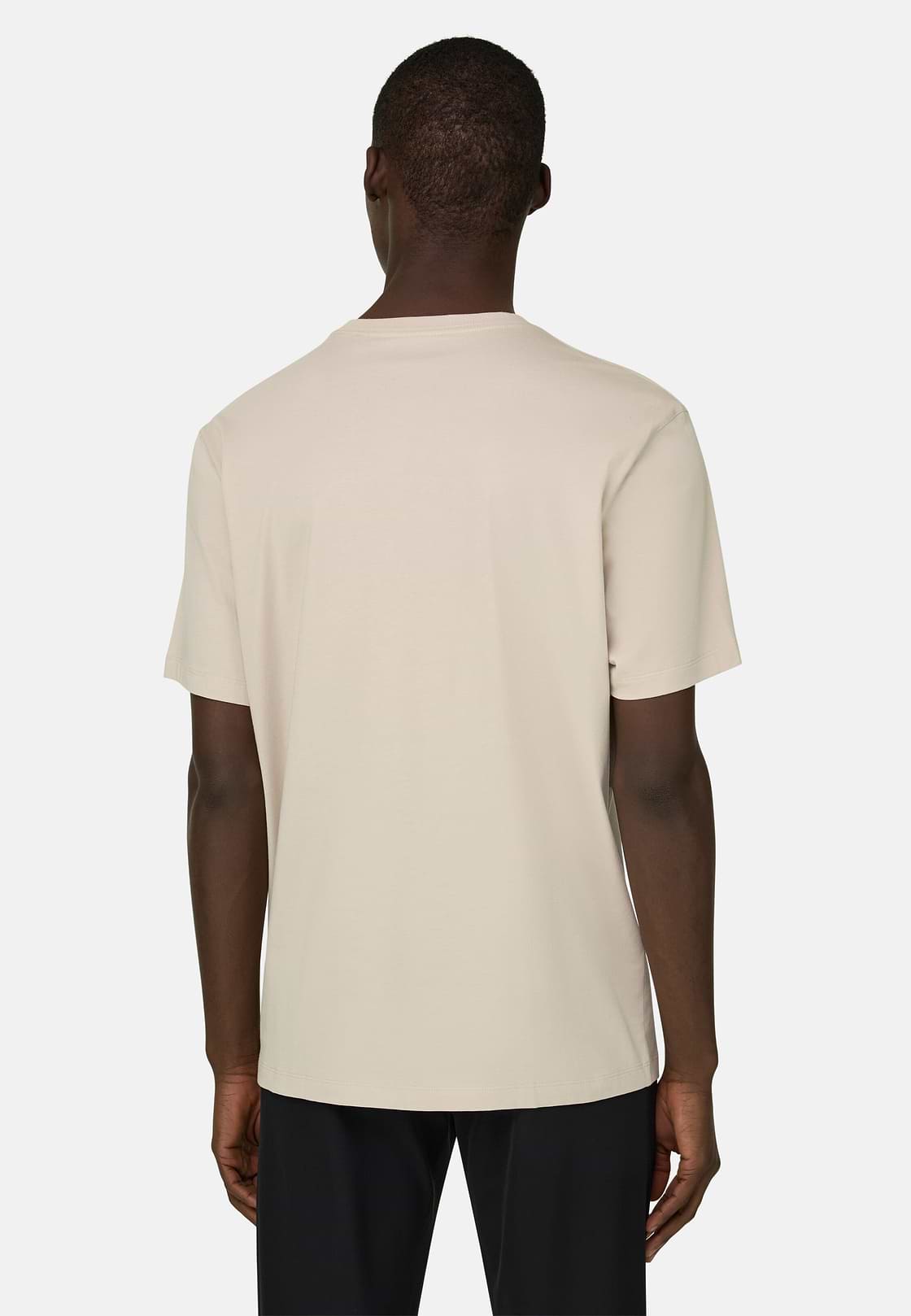 Cotton Tshirt, Sand, hi-res, 3