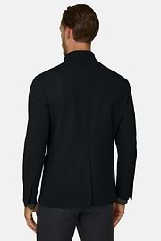 Blazer Diagonal Wool Blend B Tech, Black, thumb, 4