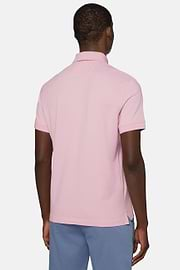 Poloshirt van katoenpiqué, Pink, hi-res