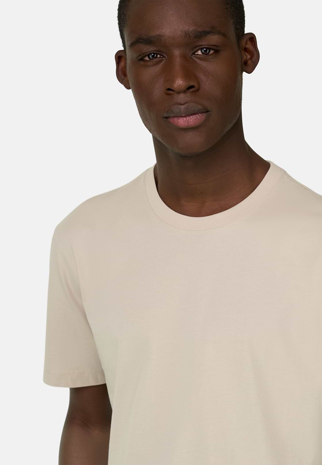 Cotton Tshirt, Sand, hi-res, 4